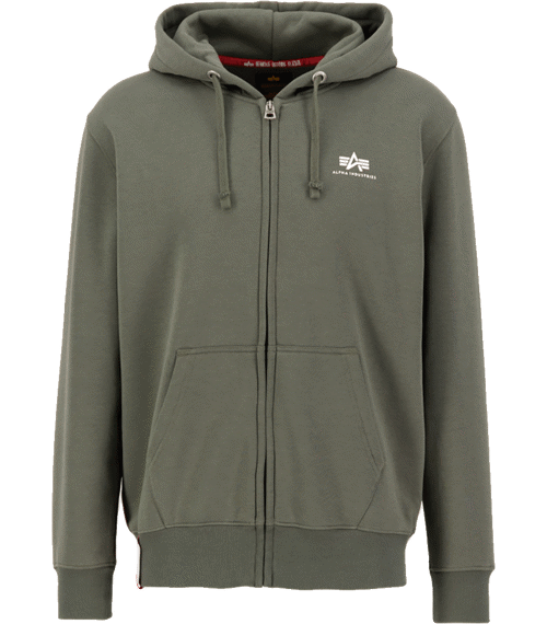 Mikina Alpha Basic Zip Hoody SL