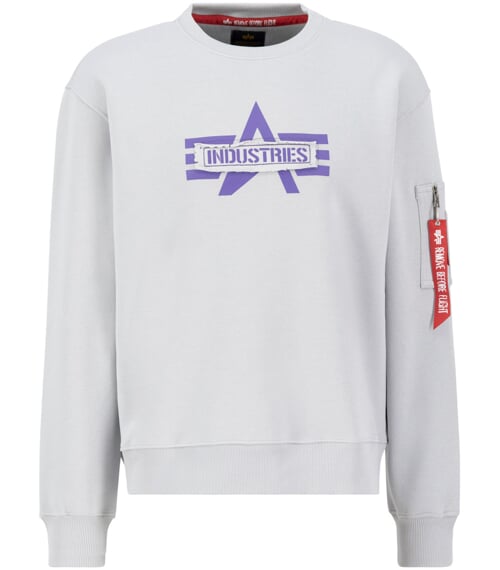 Svetr Alpha Logo Edge Crew Neck